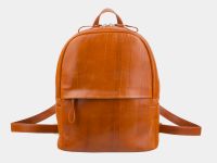 Рюкзак из натуральной кожи Alexander-TS "R0033 Orange"