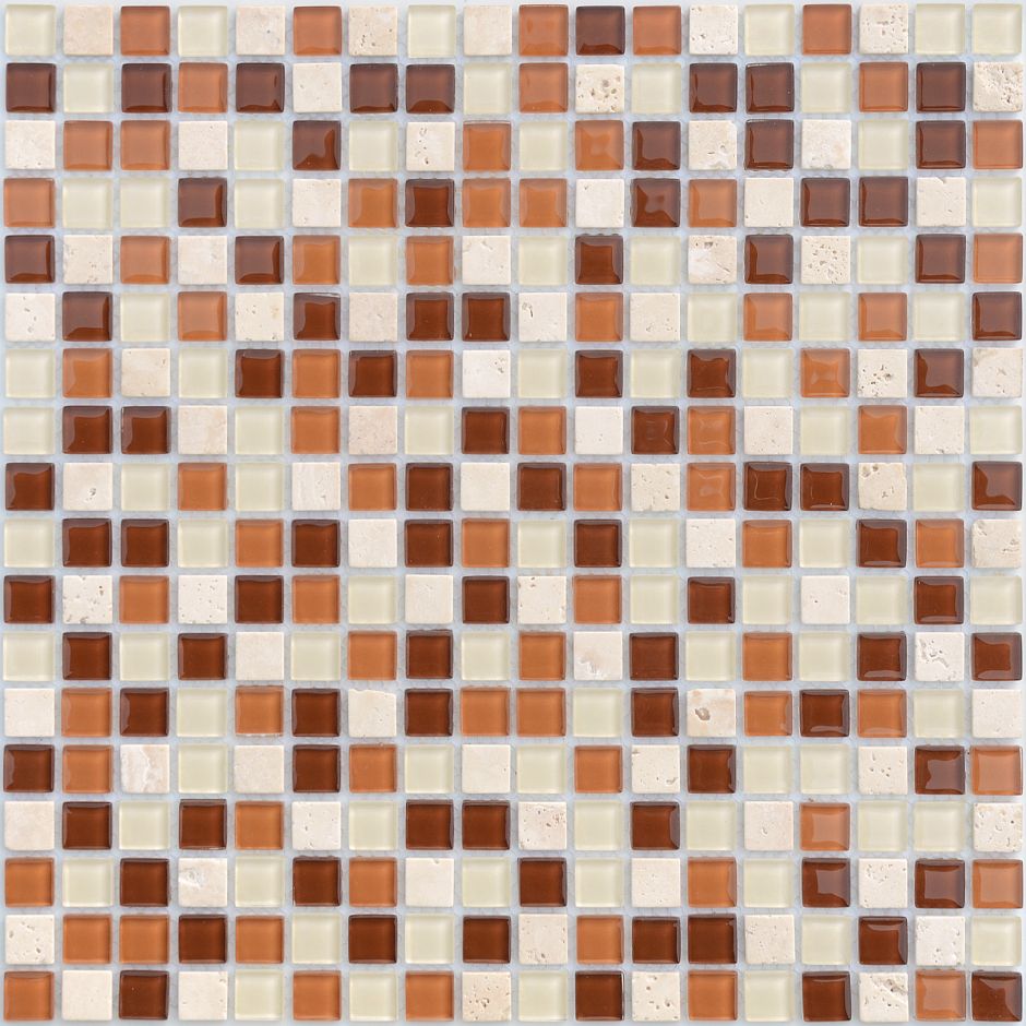 Мозаика LeeDo - Caramelle: Naturelle - Baltica 15x15x4 мм