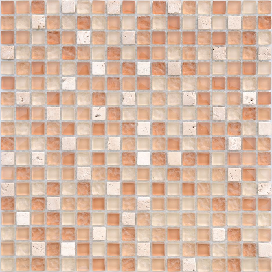 Мозаика LeeDo - Caramelle: Naturelle - Olbia 15x15x8 мм
