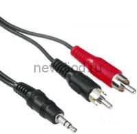 Шнур Стерео 3,5 мм - 2 RCA, длина 1,5 метра REXANT