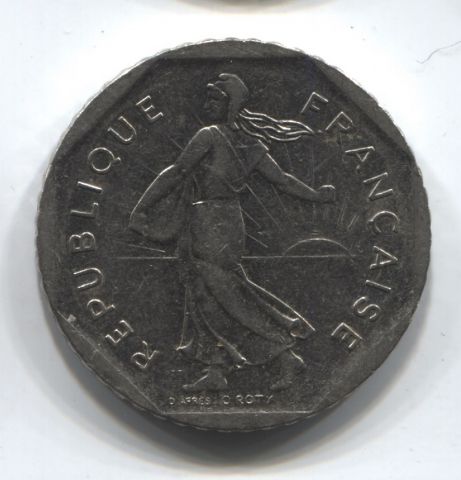 2 франка 1980 Франция
