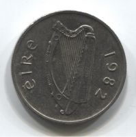 5 пенсов 1982 Ирландия