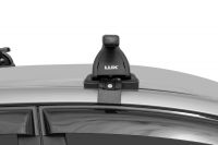 Багажник на крышу Hyundai Accent, Lux, прямоугольные стальные дуги