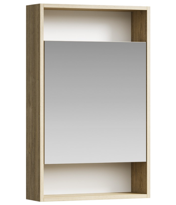 Зеркальный шкаф Aqwella Сити 50 дуб балтийский SIT0405DB