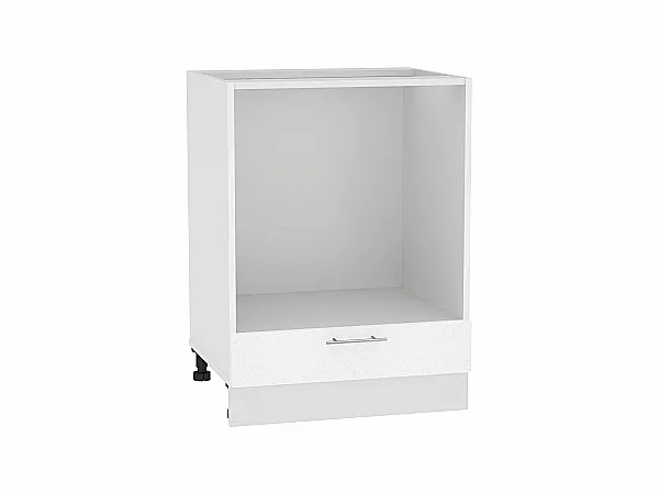 Шкаф нижний под духовку Валерия НД600 (белый металлик)