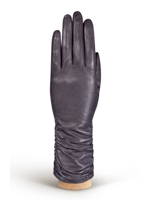 Кожаные перчатки с декоративными складками ELEGANZZA GR00116818