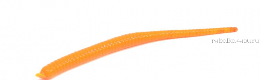 Мягкая приманка Dunaev DT Worm R 60 мм / упаковка 6 шт / цвет: (201) оранжевый