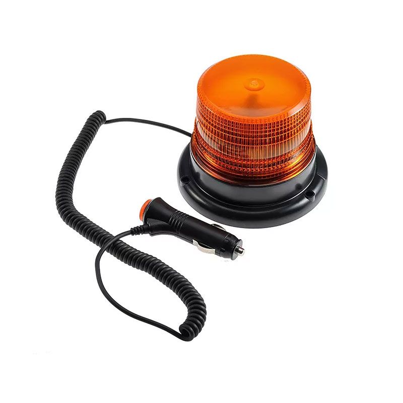 LED маяк 30 Ватт оранжевый 2 режима от прикуривателя ip66 12-24 вольт
