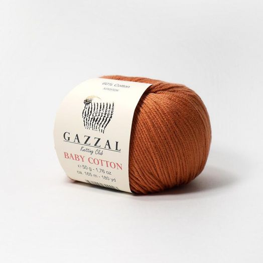 Baby cotton (Gazzal) 3454-глина