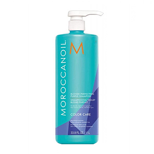 Moroccanoil Blonde Perfecting Purple Shampoo - Тонирующий шампунь с фиолетовым пигментом для светлых волос 1000мл