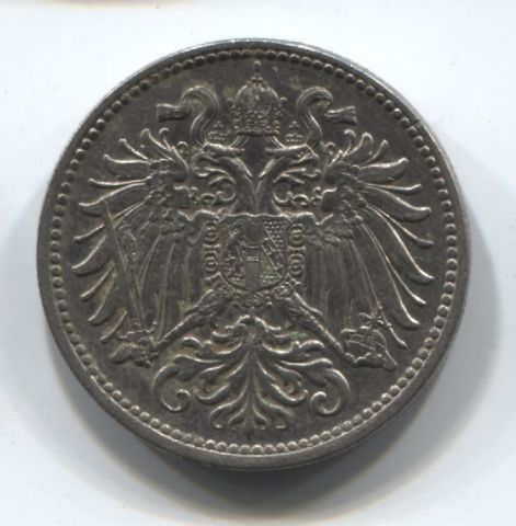 10 геллеров 1895 Австрия XF