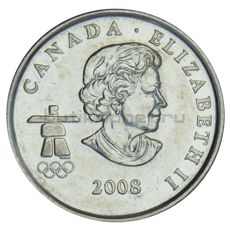 25 центов 2008 Канада Фристайл (Олимпийские игры в Ванкувере)