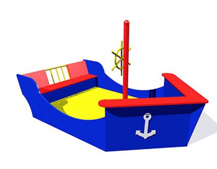 Игровой модуль корабль со штурвалом