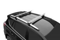 Багажник на рейлинги Lux Элегант, крыловидные дуги 82 мм