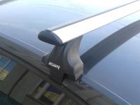 Багажник на крышу Toyota Camry седан 2017-…, Атлант, крыловидные аэродуги, опора Е