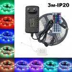 Огонек OG-LDL13 набор LED лента RGB (3м,IP20,блок,пульт)