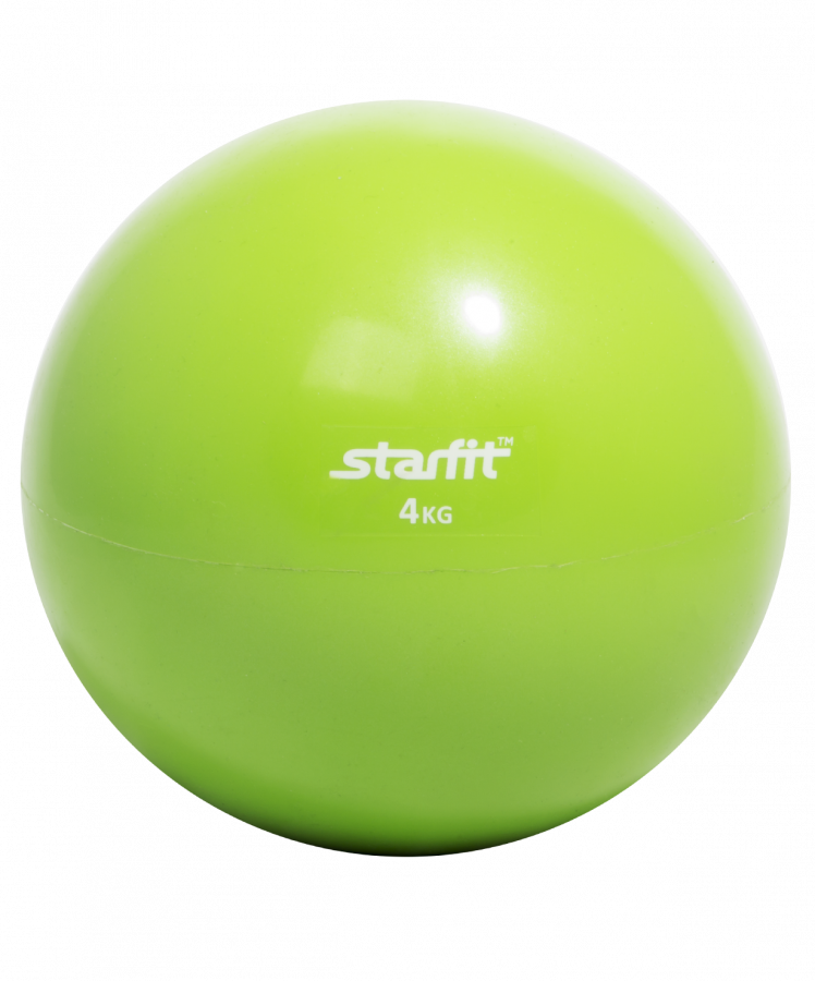 Медбол STARFIT GB-703, 4 кг, зеленый