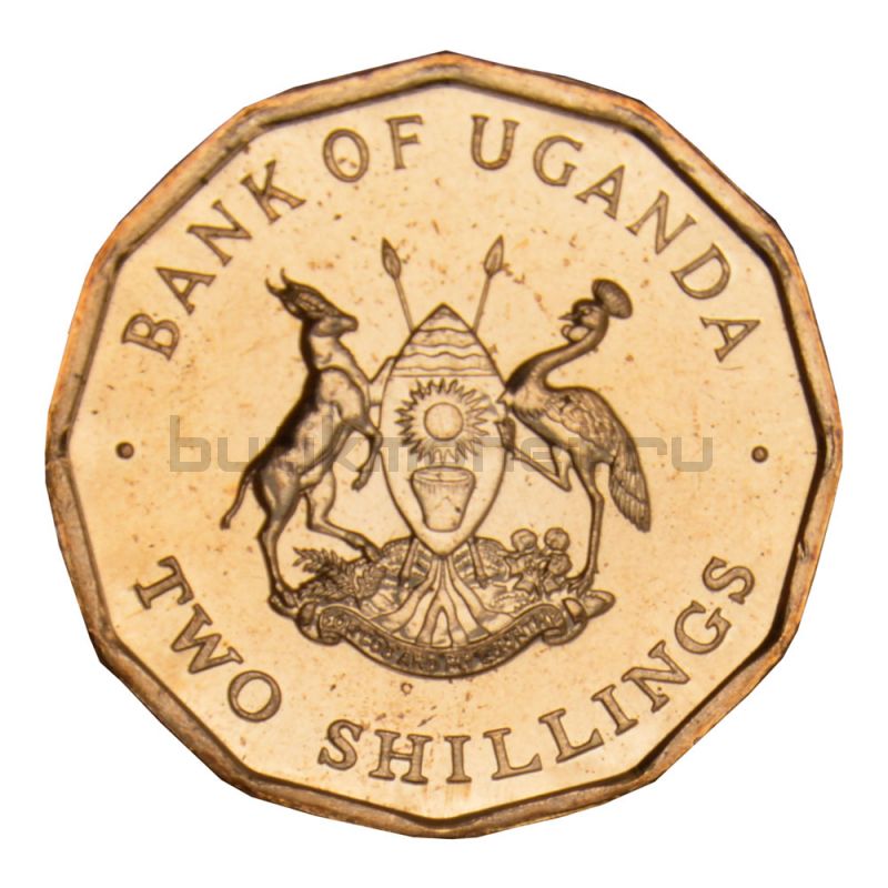 2 шиллинга 1987 Уганда