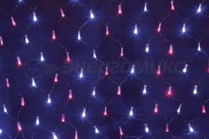 Гирлянда электрическая Neon-Night сетка Красный/синий 215-033