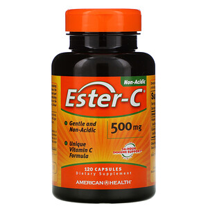 Ester-C, витамин С 500 мг, 120 капсул