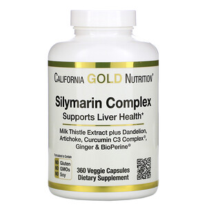 CGN, Силимариновый комплекс для печени, 300 мг, 360 шт