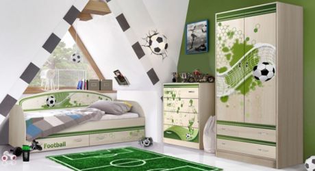 Детская мебель Футбол (Football) - комната 1 для мальчиков