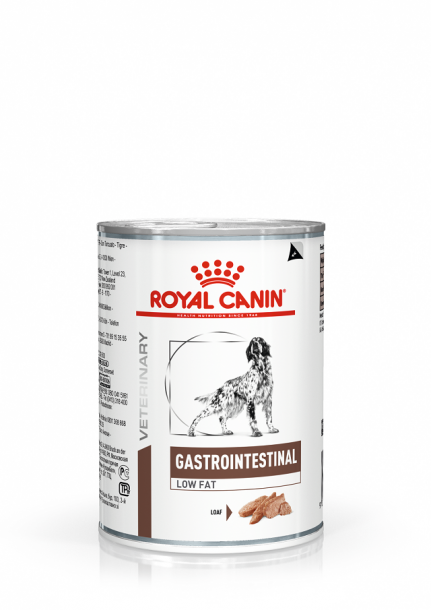 Консервы ROYAL CANIN GASTRO INTESTINAL LOW FAT диета для собак при при нарушении пищеварения низкокалорийная 410гр