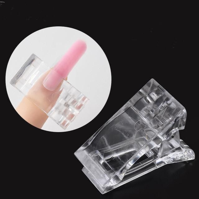 Зажим-прищепка для создания арочных ногтей (пластик) 1 шт