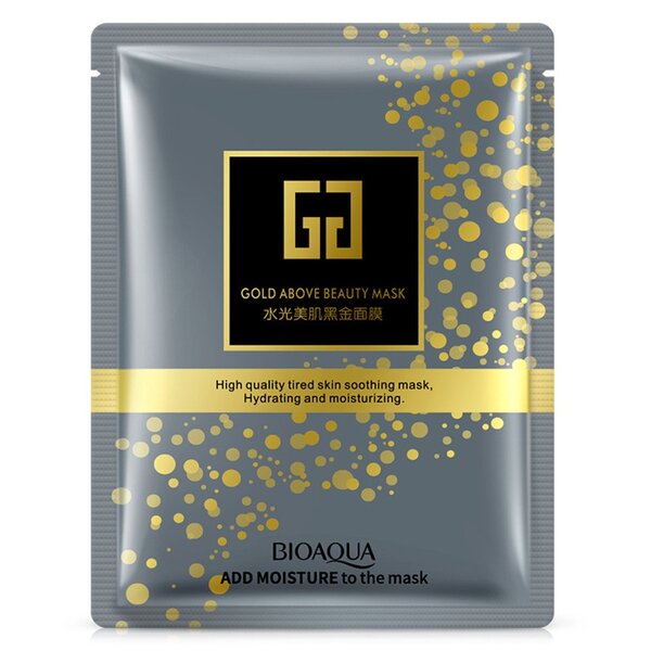 Тканевая маска с коллоидным золотом Bioaqua Gold above Beauty Mask