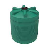Емкость пластиковая ЭВЛ 2000 литров зеленая вертикальная