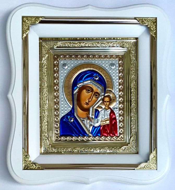 Венчальная пара иконы "Спаситель и Божья матерь Казанская"  Греция
