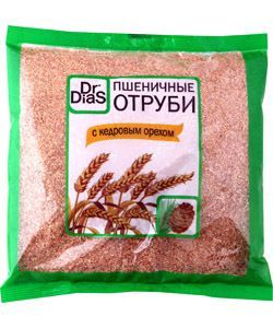 Отруби пшеничные с кедровым орехом «Dr. Dias», 200г