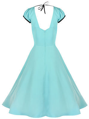 Пышное бирюзовое платье в стиле 50-х "Белла"