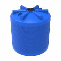 Емкость пластиковая ЭВЛ 7500 литров синяя вертикальная