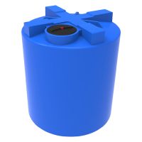 Емкость пластиковая Т 10000 литров синяя вертикальная
