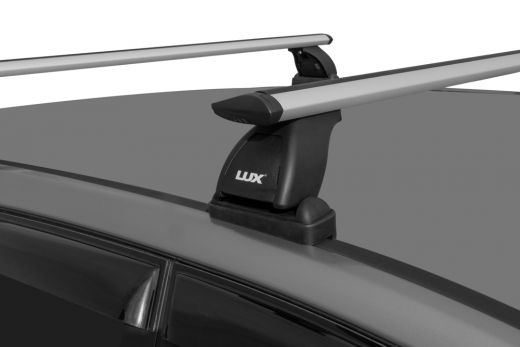 Багажник на крышу Mitsubishi L200 2015-..., Lux, крыловидные дуги 82 мм