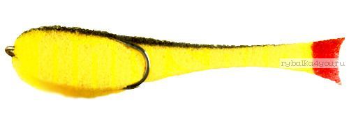 Поролоновая рыбка OnlySpin Bait 110 мм / упаковка 5 шт / цвет:  07 желто-черный