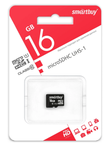 карта памяти Smartbuy microSDHC Сlass 10 LE 16GB