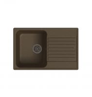 Врезная кухонная мойка LEX Geneva 740 Chocolate 74х48см полимер RULE000021