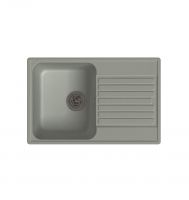 Врезная кухонная мойка LEX Geneva 740 Space Gray 74х48см полимер RULE000024