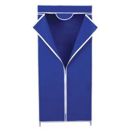 Шкаф тканевый каркасный Quality Wardrobe, цвет синий, вид 1
