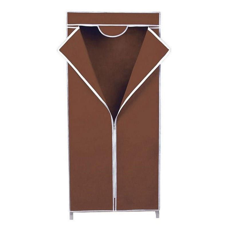 Шкаф тканевый каркасный Quality Wardrobe, цвет коричневый