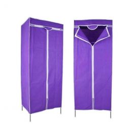 Шкаф тканевый каркасный Quality Wardrobe, цвет фиолетовый, вид 1