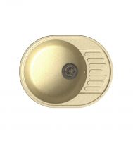 Врезная кухонная мойка LEX Orta 620 Ivory 62х48см полимер RULE000028