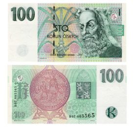 Чехия - 100 крон, 1997. UNC. Мультилот