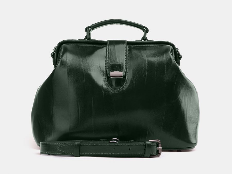 Женская кожаная сумка Alexander-TS "W0023 Emerald"