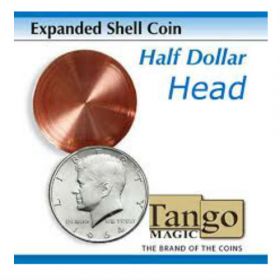 Expanded Shell Coin (Half Dollar)  by Tango Magic