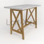 Барный стол с бетонной столешницей "Архитектор"