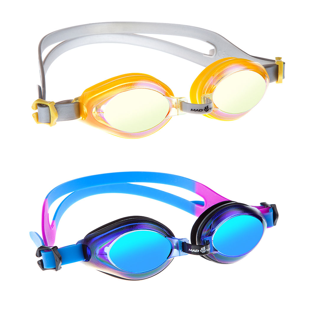 Очки для плавания тренировочные Mad Wave Aqua Rainbow