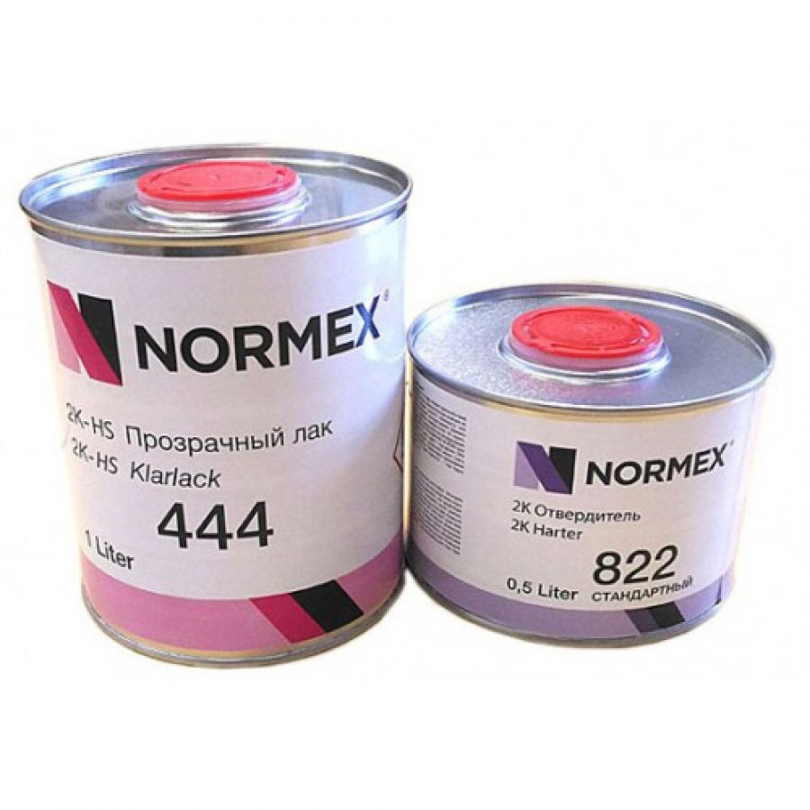 NORMEX 2К HS Прозрачный лак 444 1 л (комплект).